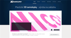 Desktop Screenshot of 3d-samolepky.cz