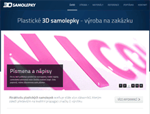 Tablet Screenshot of 3d-samolepky.cz